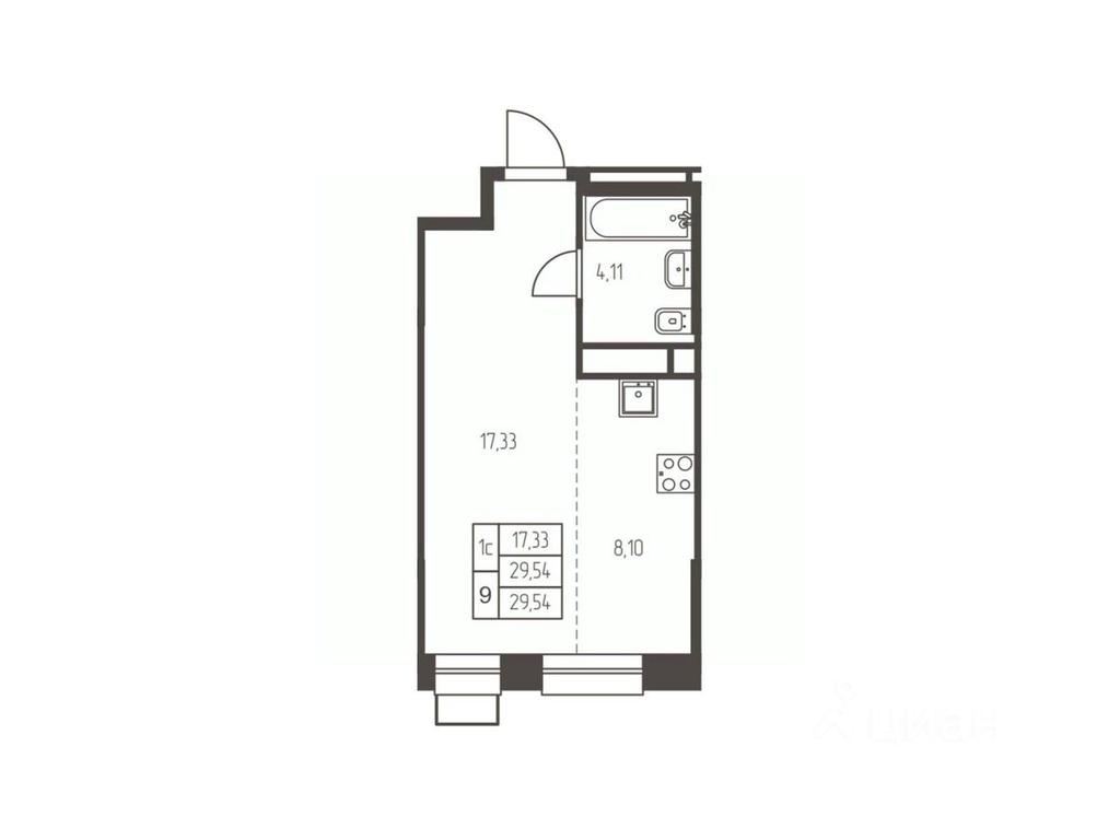 Apartment Sale, 29.5平方米 at Novaya Ivanteevka, Zavodskaya ulitsa, Ivanteyevka, Pshkinskiy Urban District, Moscow Region, Russia #1 Apartment Sale, 29.5平方米 at Novaya Ivanteevka, Zavodskaya ulitsa, Ivanteyevka, Pshkinskiy Urban District, Moscow Region, Russia #1