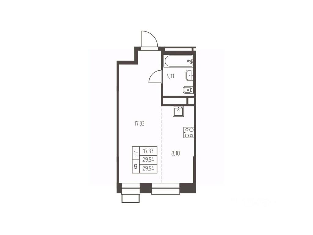 Apartment Sale, 29.5 sq. m. at Novaya Ivanteevka, Zavodskaya ulitsa, Ivanteyevka, Pshkinskiy Urban District, Moscow Region, Russia #1 Apartment Sale, 29.5 sq. m. at Novaya Ivanteevka, Zavodskaya ulitsa, Ivanteyevka, Pshkinskiy Urban District, Moscow Region, Russia #1