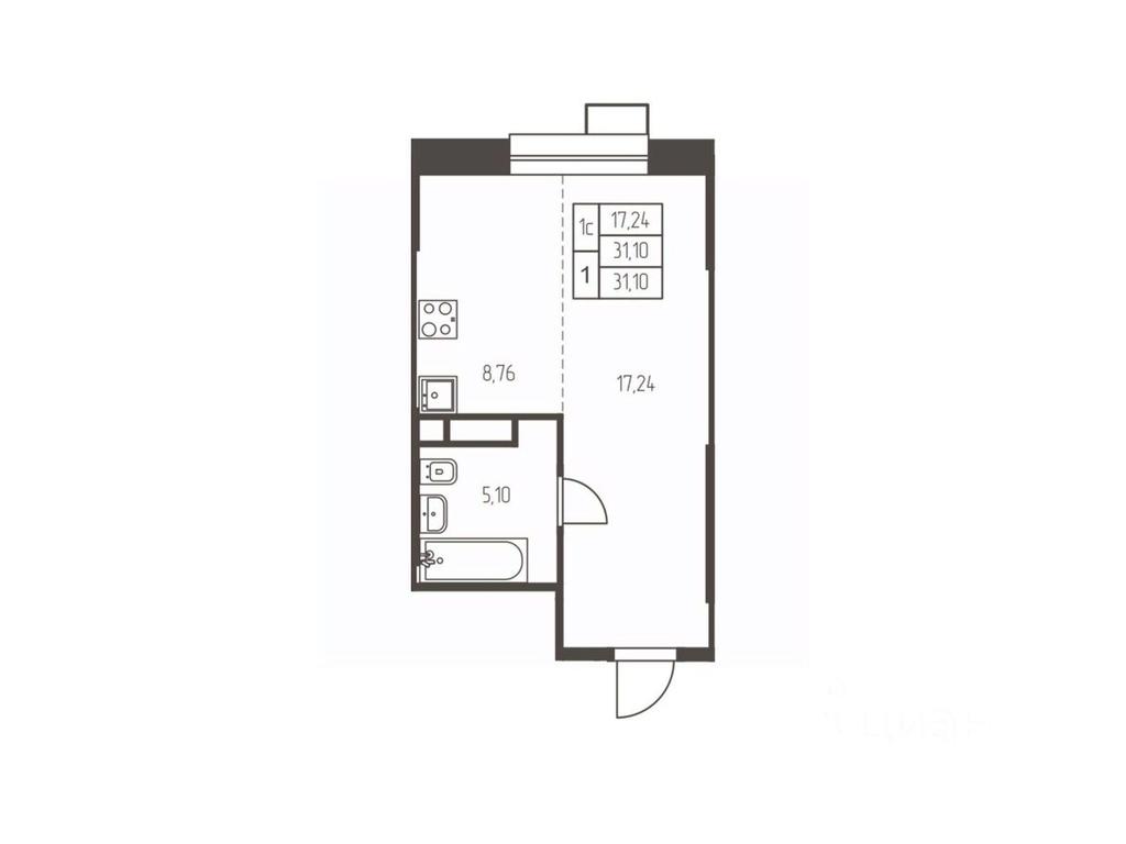 Apartment Sale, 31.1 sq. m. at Novaya Ivanteevka, Zavodskaya ulitsa, Ivanteyevka, Pshkinskiy Urban District, Moscow Region, Russia #1 Apartment Sale, 31.1 sq. m. at Novaya Ivanteevka, Zavodskaya ulitsa, Ivanteyevka, Pshkinskiy Urban District, Moscow Region, Russia #1