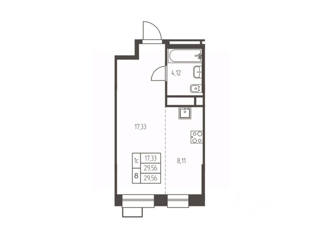 Apartment Sale, 29.6 sq. m. at Novaya Ivanteevka, Zavodskaya ulitsa, Ivanteyevka, Pshkinskiy Urban District, Moscow Region, Russia #1 Apartment Sale, 29.6 sq. m. at Novaya Ivanteevka, Zavodskaya ulitsa, Ivanteyevka, Pshkinskiy Urban District, Moscow Region, Russia #1
