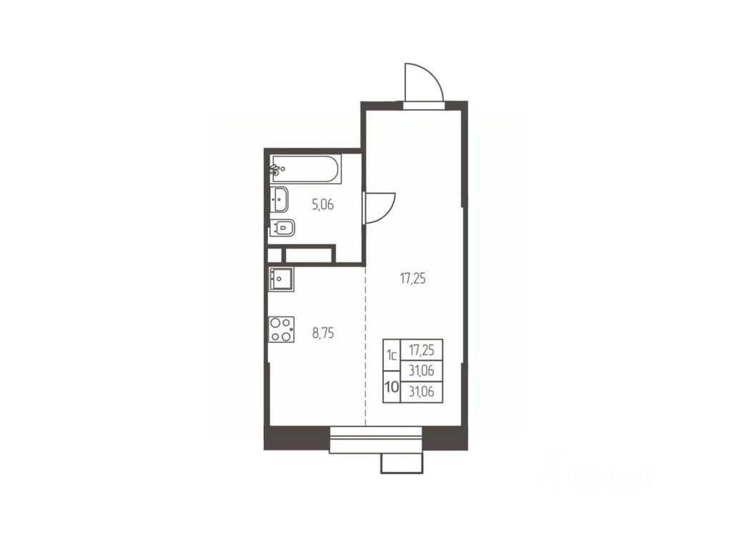 Apartment Sale, 31.1平方米 at Novaya Ivanteevka, Zavodskaya ulitsa, Ivanteyevka, Pshkinskiy Urban District, Moscow Region, Russia #1 Apartment Sale, 31.1平方米 at Novaya Ivanteevka, Zavodskaya ulitsa, Ivanteyevka, Pshkinskiy Urban District, Moscow Region, Russia #1
