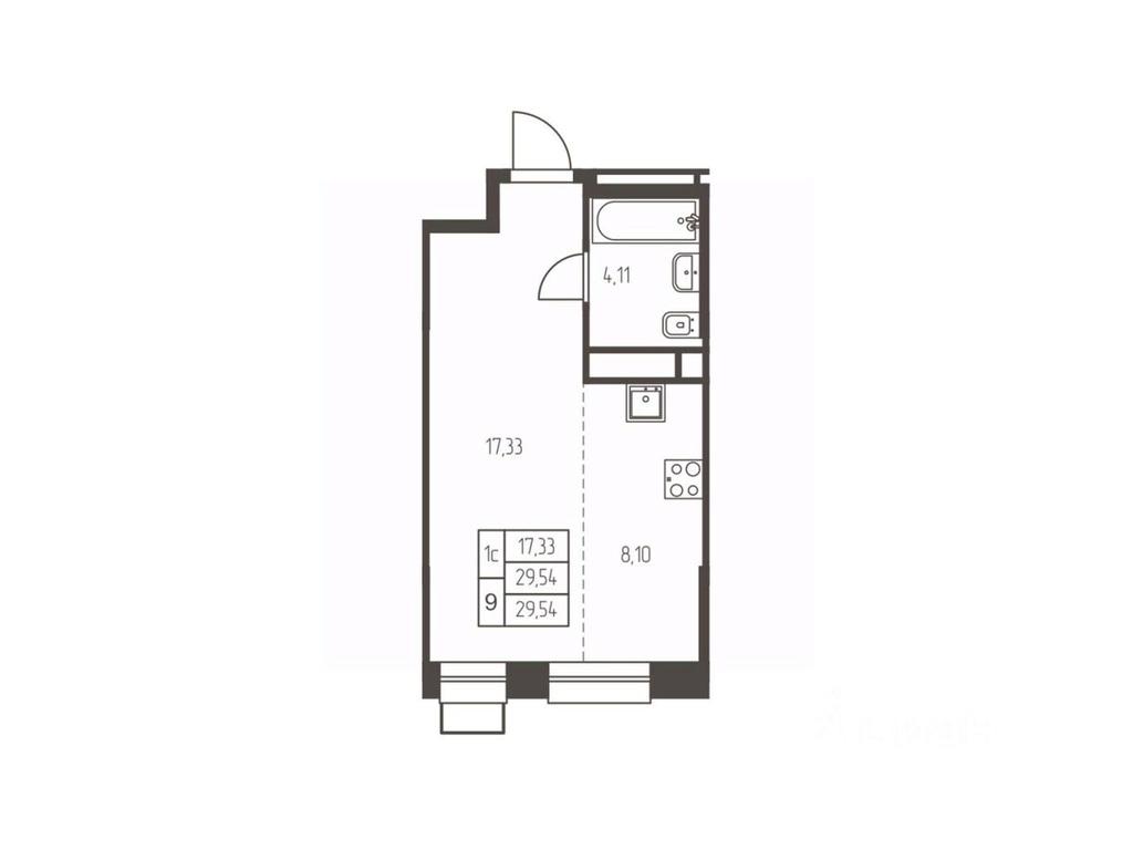 Apartment Sale, 29.5 sq. m. at Novaya Ivanteevka, Zavodskaya ulitsa, Ivanteyevka, Pshkinskiy Urban District, Moscow Region, Russia #1 Apartment Sale, 29.5 sq. m. at Novaya Ivanteevka, Zavodskaya ulitsa, Ivanteyevka, Pshkinskiy Urban District, Moscow Region, Russia #1