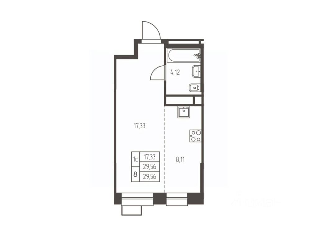Apartment Sale, 29.6 sq. m. at Novaya Ivanteevka, Zavodskaya ulitsa, Ivanteyevka, Pshkinskiy Urban District, Moscow Region, Russia #1 Apartment Sale, 29.6 sq. m. at Novaya Ivanteevka, Zavodskaya ulitsa, Ivanteyevka, Pshkinskiy Urban District, Moscow Region, Russia #1