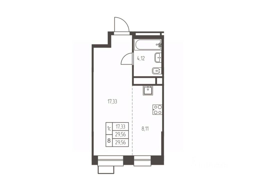 Apartment Sale, 29.6 sq. m. at Novaya Ivanteevka, Zavodskaya ulitsa, Ivanteyevka, Pshkinskiy Urban District, Moscow Region, Russia #1 Apartment Sale, 29.6 sq. m. at Novaya Ivanteevka, Zavodskaya ulitsa, Ivanteyevka, Pshkinskiy Urban District, Moscow Region, Russia #1