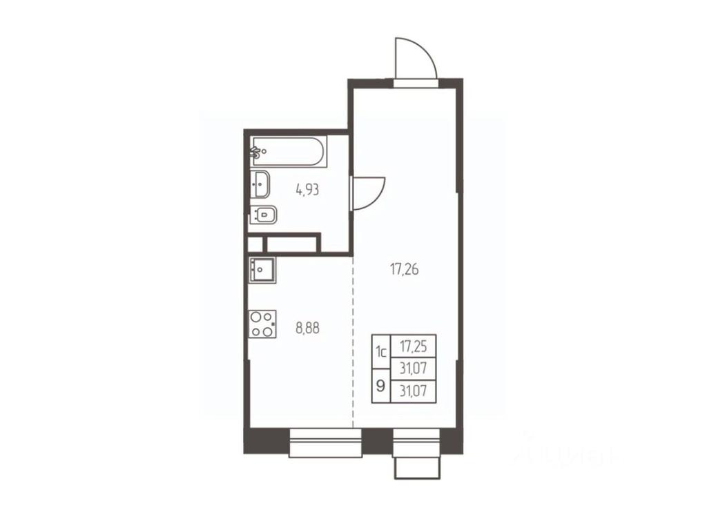 Apartment Sale, 31.1 sq. m. at Novaya Ivanteevka, Zavodskaya ulitsa, Ivanteyevka, Pshkinskiy Urban District, Moscow Region, Russia #1 Apartment Sale, 31.1 sq. m. at Novaya Ivanteevka, Zavodskaya ulitsa, Ivanteyevka, Pshkinskiy Urban District, Moscow Region, Russia #1
