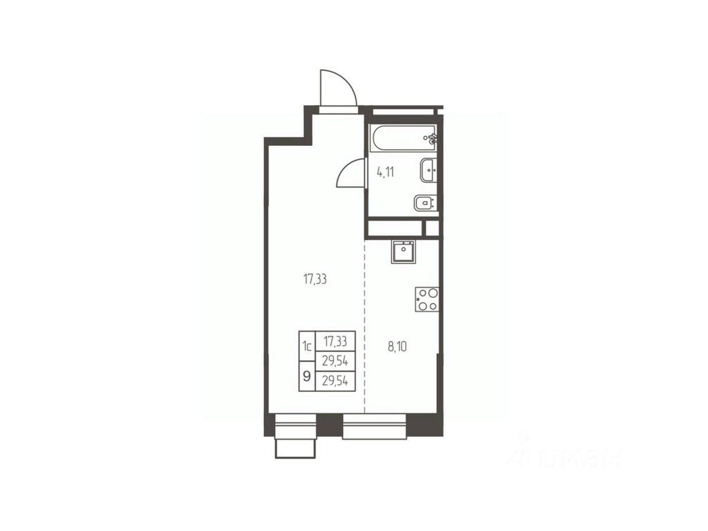 Apartment Sale, 29.5 sq. m. at Novaya Ivanteevka, Zavodskaya ulitsa, Ivanteyevka, Pshkinskiy Urban District, Moscow Region, Russia #1 Apartment Sale, 29.5 sq. m. at Novaya Ivanteevka, Zavodskaya ulitsa, Ivanteyevka, Pshkinskiy Urban District, Moscow Region, Russia #1