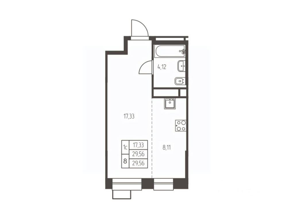 Apartment Sale, 29.6 sq. m. at Novaya Ivanteevka, Zavodskaya ulitsa, Ivanteyevka, Pshkinskiy Urban District, Moscow Region, Russia #1 Apartment Sale, 29.6 sq. m. at Novaya Ivanteevka, Zavodskaya ulitsa, Ivanteyevka, Pshkinskiy Urban District, Moscow Region, Russia #1