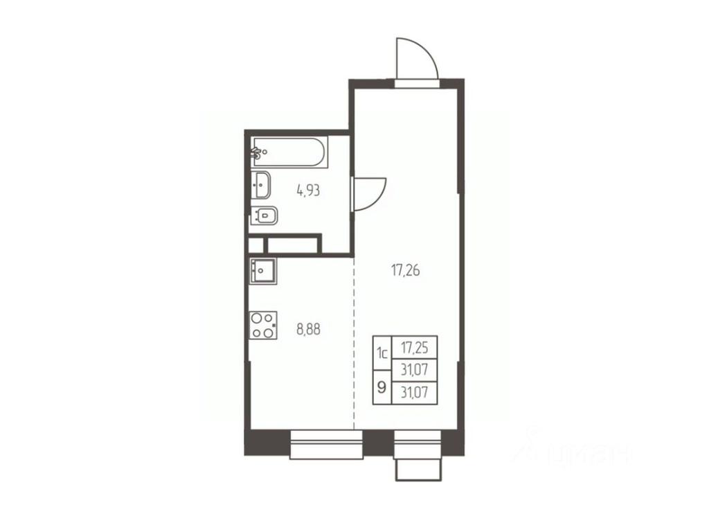 Apartment Sale, 31.1 sq. m. at Novaya Ivanteevka, Zavodskaya ulitsa, Ivanteyevka, Pshkinskiy Urban District, Moscow Region, Russia #1 Apartment Sale, 31.1 sq. m. at Novaya Ivanteevka, Zavodskaya ulitsa, Ivanteyevka, Pshkinskiy Urban District, Moscow Region, Russia #1