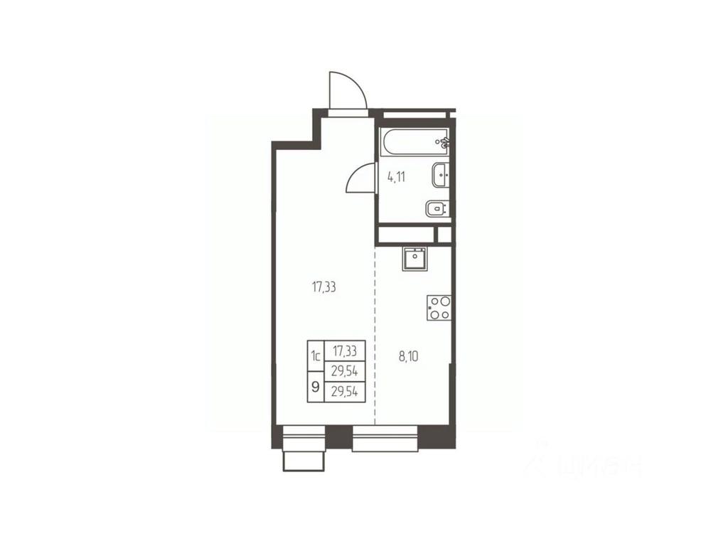 Apartment Sale, 29.5 sq. m. at Novaya Ivanteevka, Zavodskaya ulitsa, Ivanteyevka, Pshkinskiy Urban District, Moscow Region, Russia #1 Apartment Sale, 29.5 sq. m. at Novaya Ivanteevka, Zavodskaya ulitsa, Ivanteyevka, Pshkinskiy Urban District, Moscow Region, Russia #1