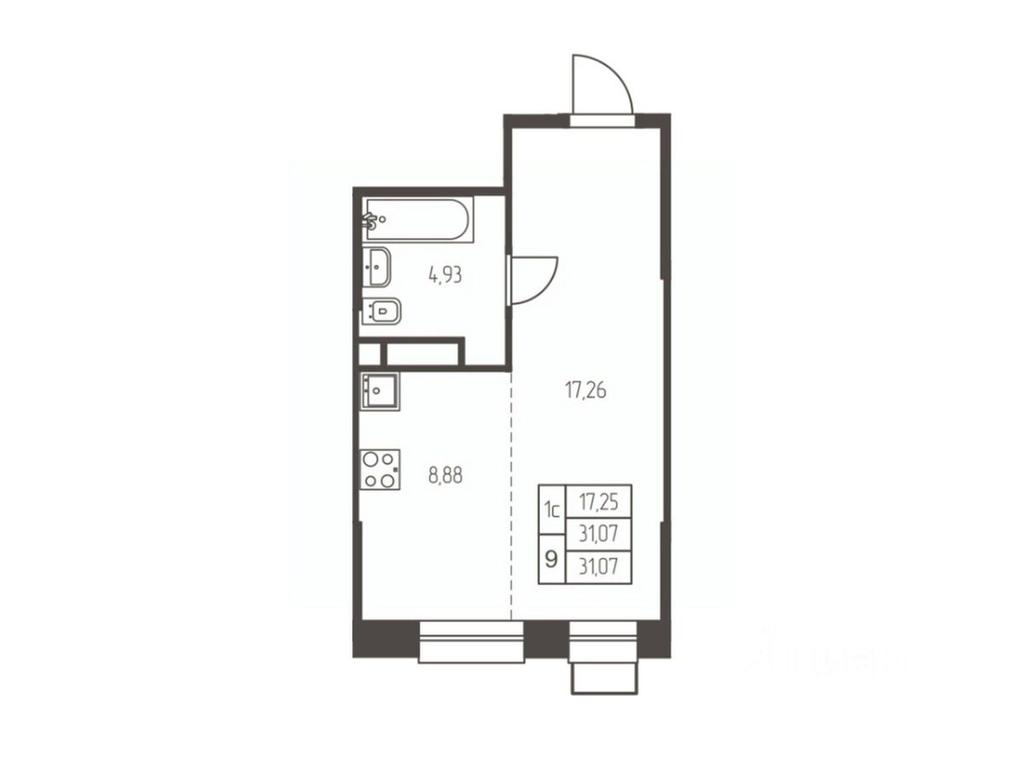 Apartment Sale, 31.1 sq. m. at Novaya Ivanteevka, Zavodskaya ulitsa, Ivanteyevka, Pshkinskiy Urban District, Moscow Region, Russia #1 Apartment Sale, 31.1 sq. m. at Novaya Ivanteevka, Zavodskaya ulitsa, Ivanteyevka, Pshkinskiy Urban District, Moscow Region, Russia #1