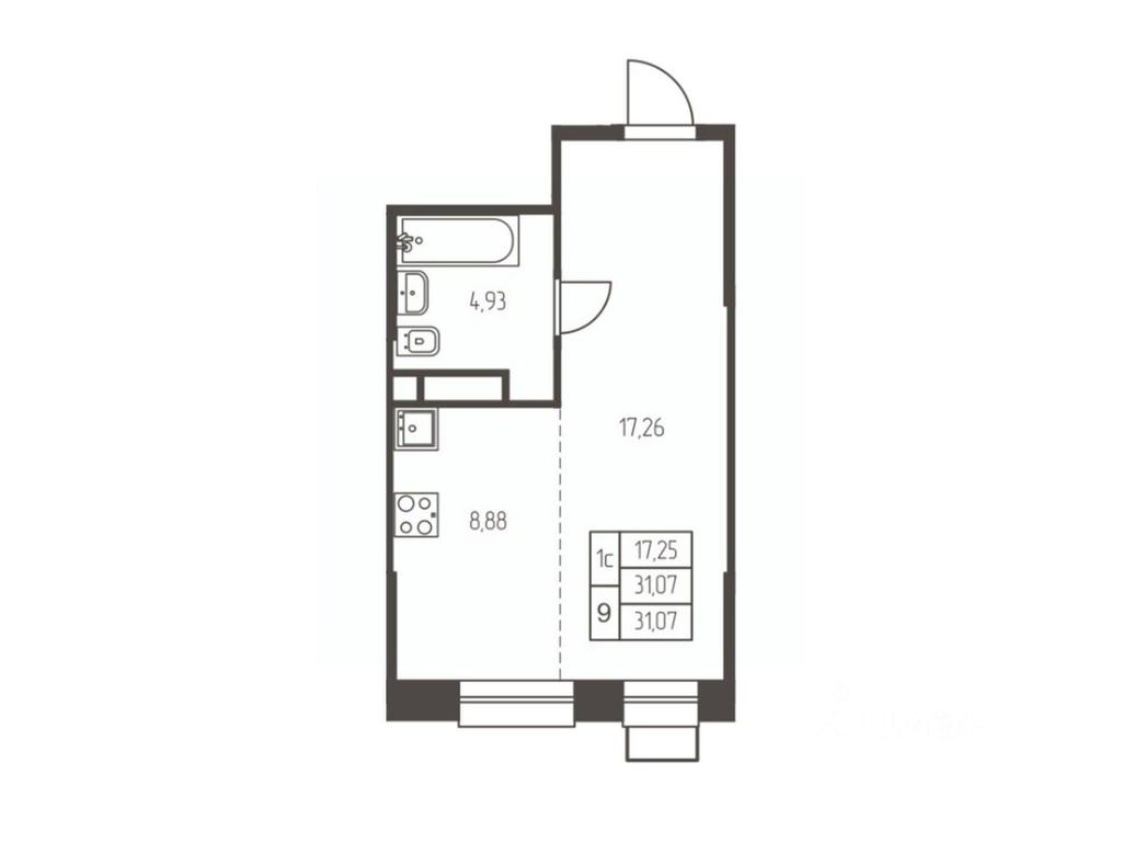 Apartment Sale, 31.1 sq. m. at Novaya Ivanteevka, Zavodskaya ulitsa, Ivanteyevka, Pshkinskiy Urban District, Moscow Region, Russia #1 Apartment Sale, 31.1 sq. m. at Novaya Ivanteevka, Zavodskaya ulitsa, Ivanteyevka, Pshkinskiy Urban District, Moscow Region, Russia #1