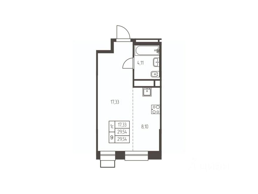 Apartment Sale, 29.5 sq. m. at Novaya Ivanteevka, Zavodskaya ulitsa, Ivanteyevka, Pshkinskiy Urban District, Moscow Region, Russia #1 Apartment Sale, 29.5 sq. m. at Novaya Ivanteevka, Zavodskaya ulitsa, Ivanteyevka, Pshkinskiy Urban District, Moscow Region, Russia #1