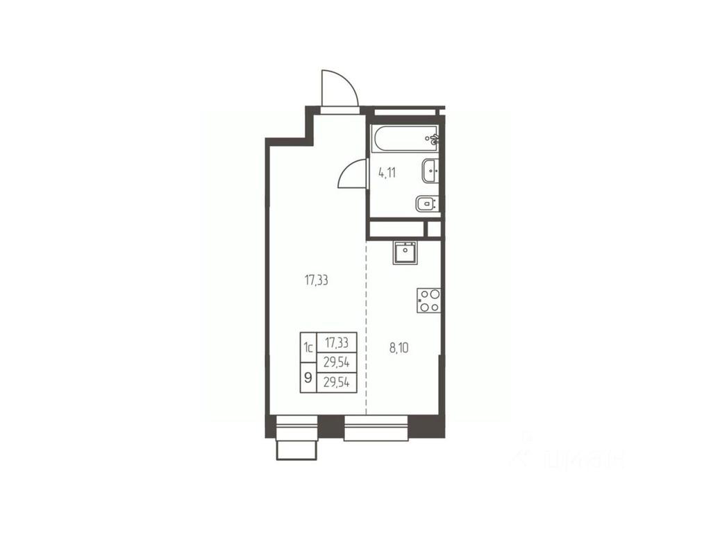 Apartment Sale, 29.5 sq. m. at Novaya Ivanteevka, Zavodskaya ulitsa, Ivanteyevka, Pshkinskiy Urban District, Moscow Region, Russia #1 Apartment Sale, 29.5 sq. m. at Novaya Ivanteevka, Zavodskaya ulitsa, Ivanteyevka, Pshkinskiy Urban District, Moscow Region, Russia #1