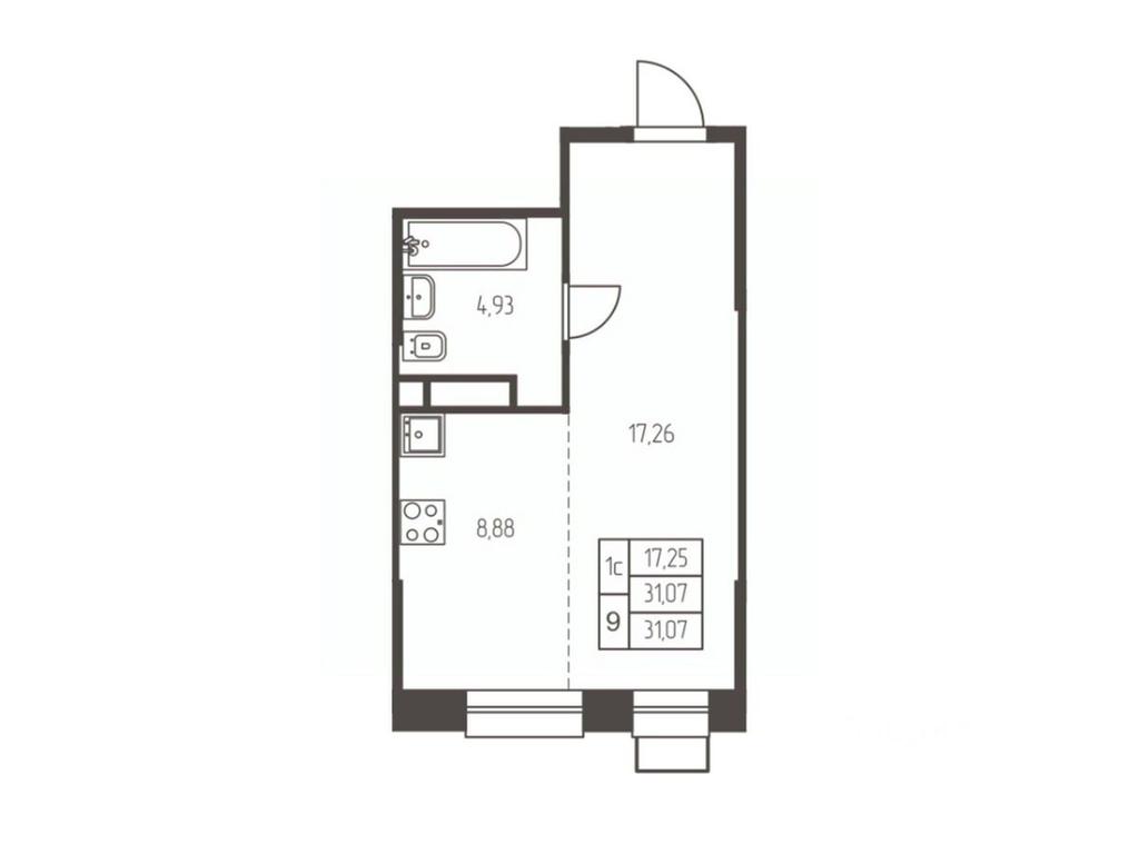 Apartment Sale, 31.1 sq. m. at Novaya Ivanteevka, Zavodskaya ulitsa, Ivanteyevka, Pshkinskiy Urban District, Moscow Region, Russia #1 Apartment Sale, 31.1 sq. m. at Novaya Ivanteevka, Zavodskaya ulitsa, Ivanteyevka, Pshkinskiy Urban District, Moscow Region, Russia #1