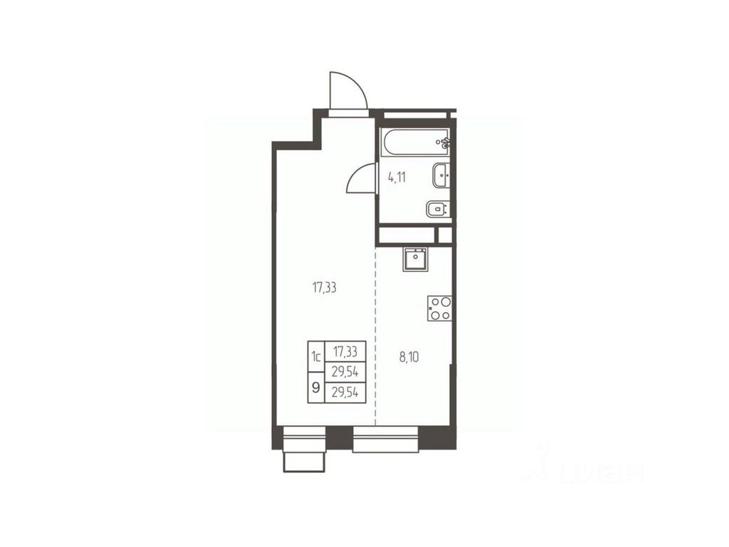 Apartment Sale, 29.5 sq. m. at Novaya Ivanteevka, Zavodskaya ulitsa, Ivanteyevka, Pshkinskiy Urban District, Moscow Region, Russia #1 Apartment Sale, 29.5 sq. m. at Novaya Ivanteevka, Zavodskaya ulitsa, Ivanteyevka, Pshkinskiy Urban District, Moscow Region, Russia #1