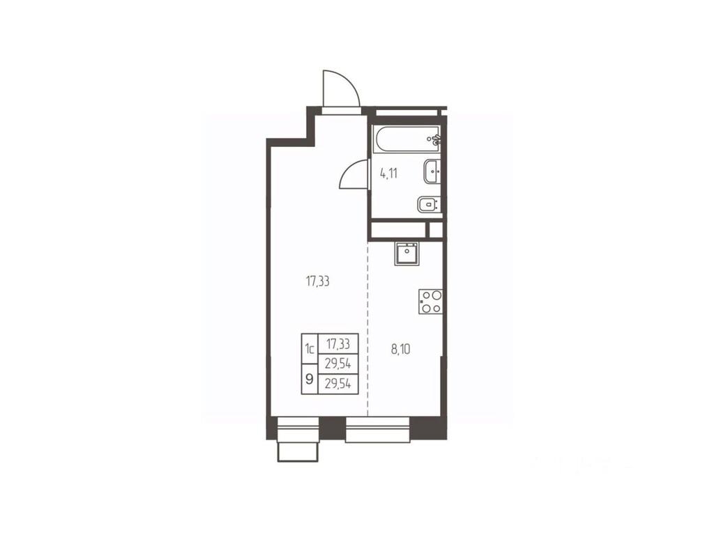 Apartment Sale, 29.5 sq. m. at Novaya Ivanteevka, Zavodskaya ulitsa, Ivanteyevka, Pshkinskiy Urban District, Moscow Region, Russia #1 Apartment Sale, 29.5 sq. m. at Novaya Ivanteevka, Zavodskaya ulitsa, Ivanteyevka, Pshkinskiy Urban District, Moscow Region, Russia #1