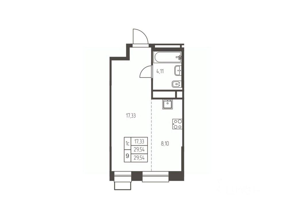 Apartment Sale, 29.5 sq. m. at Novaya Ivanteevka, Zavodskaya ulitsa, Ivanteyevka, Pshkinskiy Urban District, Moscow Region, Russia #1 Apartment Sale, 29.5 sq. m. at Novaya Ivanteevka, Zavodskaya ulitsa, Ivanteyevka, Pshkinskiy Urban District, Moscow Region, Russia #1