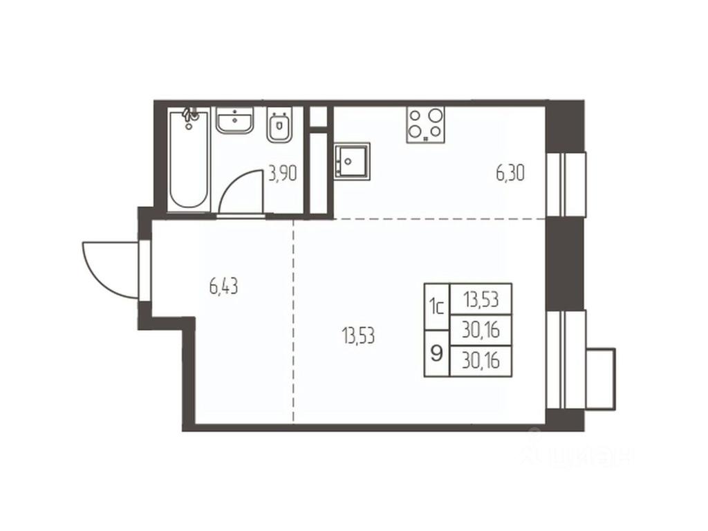 Apartment Sale, 30.2 sq. m. at Novaya Ivanteevka, Zavodskaya ulitsa, Ivanteyevka, Pshkinskiy Urban District, Moscow Region, Russia #1 Apartment Sale, 30.2 sq. m. at Novaya Ivanteevka, Zavodskaya ulitsa, Ivanteyevka, Pshkinskiy Urban District, Moscow Region, Russia #1