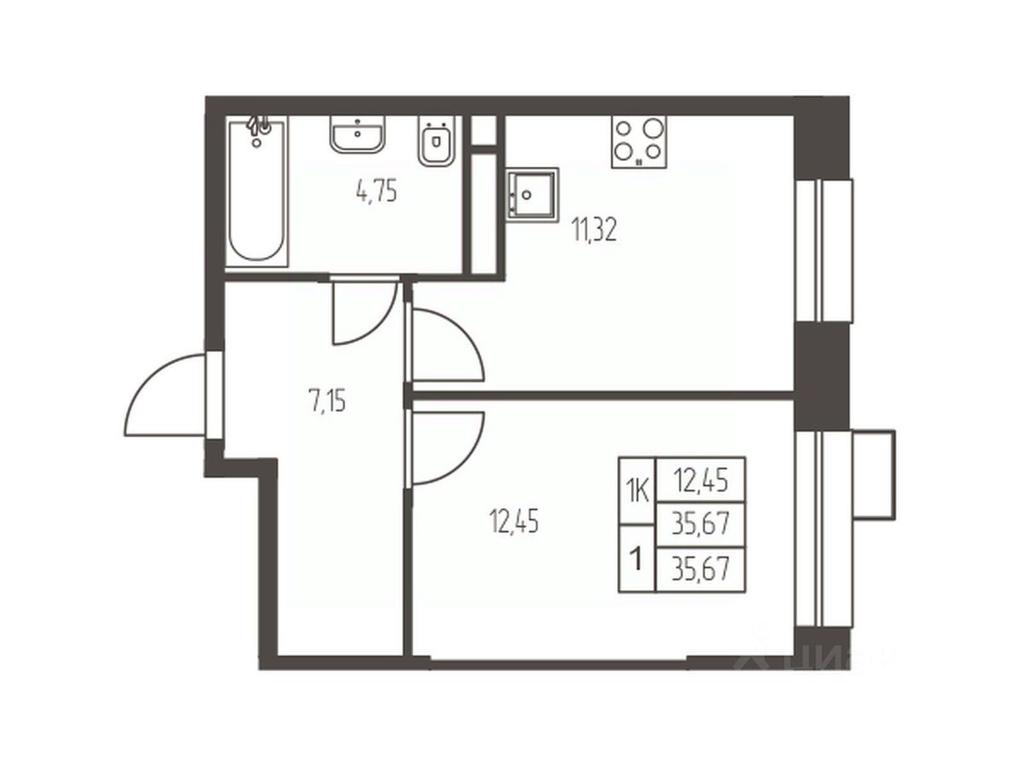 Apartment Sale, 35.7 sq. m. at Novaya Ivanteevka, Zavodskaya ulitsa, Ivanteyevka, Pshkinskiy Urban District, Moscow Region, Russia #1 Apartment Sale, 35.7 sq. m. at Novaya Ivanteevka, Zavodskaya ulitsa, Ivanteyevka, Pshkinskiy Urban District, Moscow Region, Russia #1
