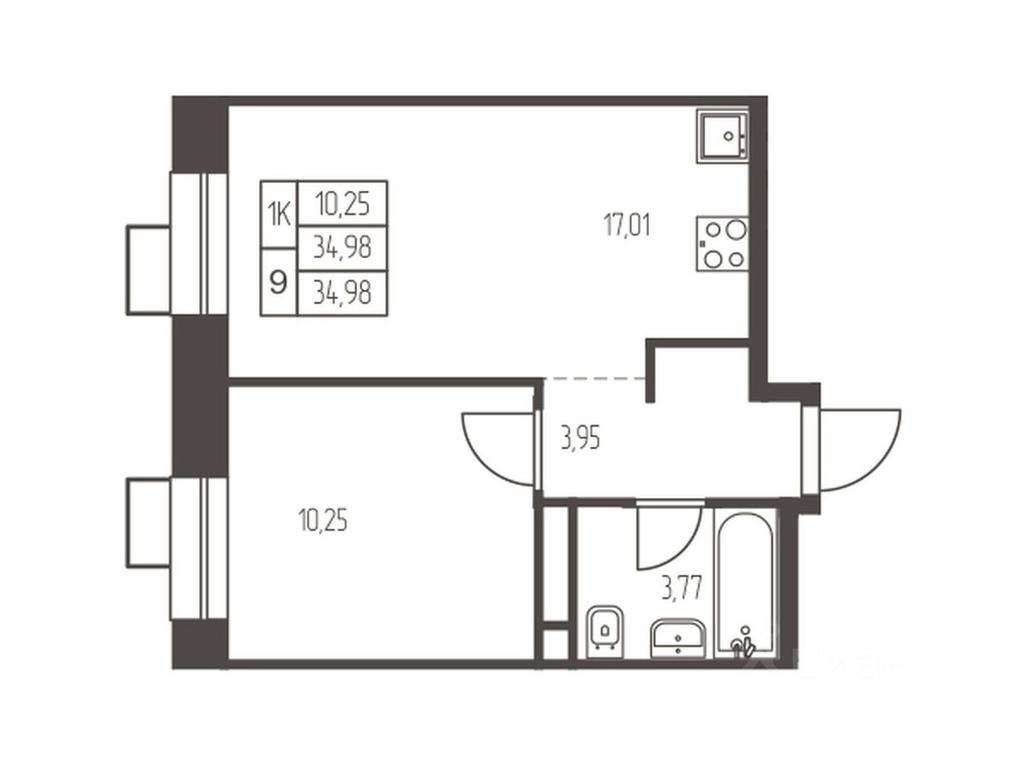 Apartment Sale, 35 sq. m. at Novaya Ivanteevka, Zavodskaya ulitsa, Ivanteyevka, Pshkinskiy Urban District, Moscow Region, Russia #1 Apartment Sale, 35 sq. m. at Novaya Ivanteevka, Zavodskaya ulitsa, Ivanteyevka, Pshkinskiy Urban District, Moscow Region, Russia #1