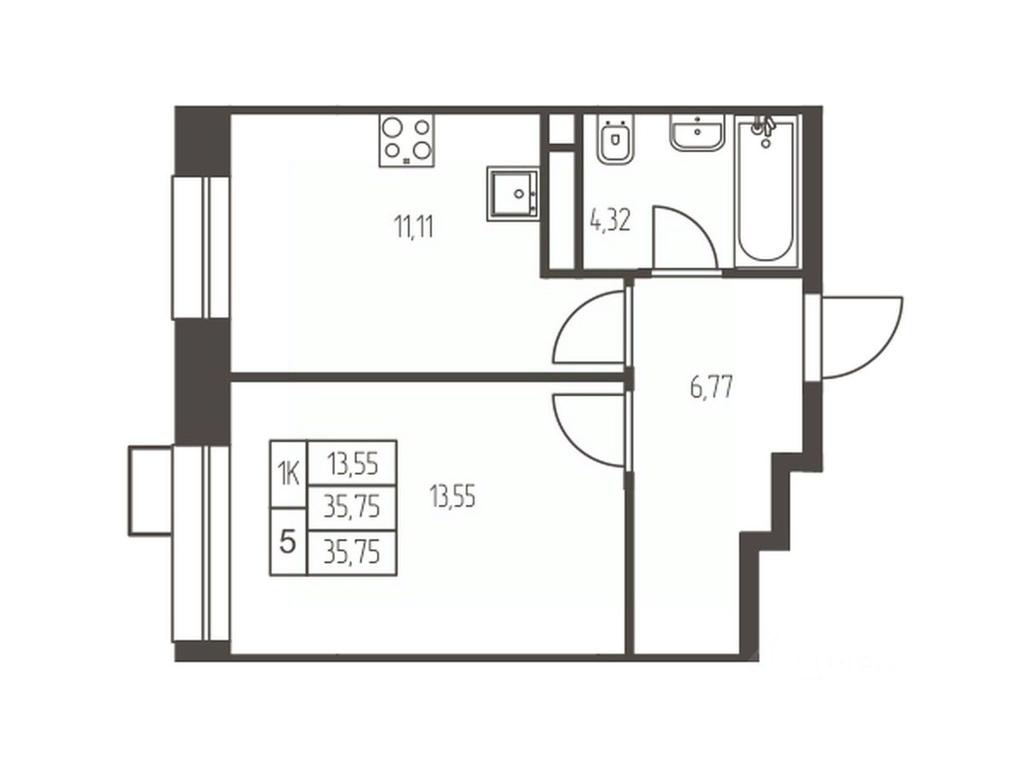 Apartment Sale, 35.8 sq. m. at Novaya Ivanteevka, Zavodskaya ulitsa, Ivanteyevka, Pshkinskiy Urban District, Moscow Region, Russia #1 Apartment Sale, 35.8 sq. m. at Novaya Ivanteevka, Zavodskaya ulitsa, Ivanteyevka, Pshkinskiy Urban District, Moscow Region, Russia #1