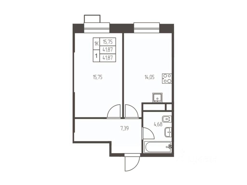 Apartment Sale, 41.9 sq. m. at Novaya Ivanteevka, Zavodskaya ulitsa, Ivanteyevka, Pshkinskiy Urban District, Moscow Region, Russia #1 Apartment Sale, 41.9 sq. m. at Novaya Ivanteevka, Zavodskaya ulitsa, Ivanteyevka, Pshkinskiy Urban District, Moscow Region, Russia #1
