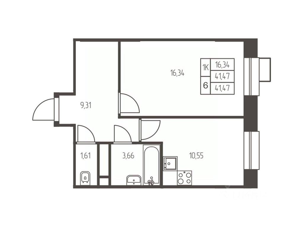 Apartment Sale, 41.5 sq. m. at Novaya Ivanteevka, Zavodskaya ulitsa, Ivanteyevka, Pshkinskiy Urban District, Moscow Region, Russia #1 Apartment Sale, 41.5 sq. m. at Novaya Ivanteevka, Zavodskaya ulitsa, Ivanteyevka, Pshkinskiy Urban District, Moscow Region, Russia #1