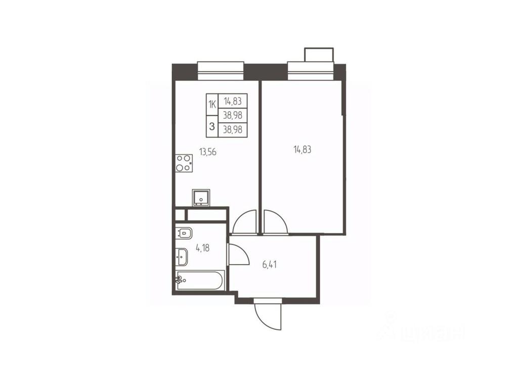 Apartment Sale, 39 sq. m. at Novaya Ivanteevka, Zavodskaya ulitsa, Ivanteyevka, Pshkinskiy Urban District, Moscow Region, Russia #1 Apartment Sale, 39 sq. m. at Novaya Ivanteevka, Zavodskaya ulitsa, Ivanteyevka, Pshkinskiy Urban District, Moscow Region, Russia #1