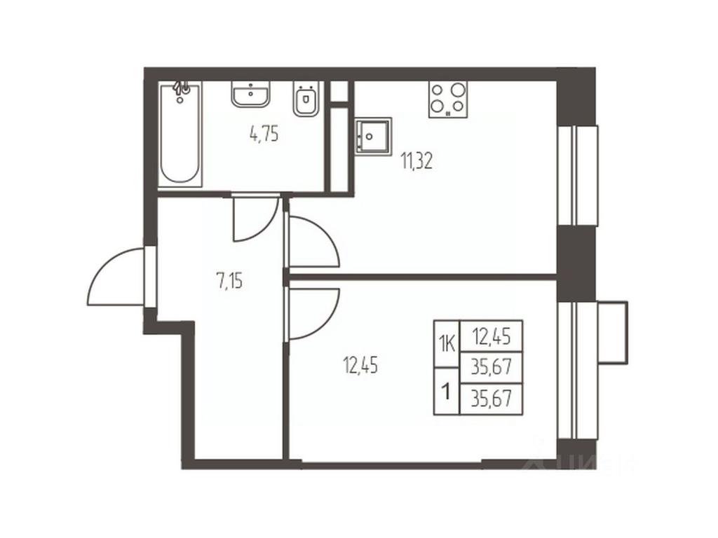 Apartment Sale, 35.7 sq. m. at Novaya Ivanteevka, Zavodskaya ulitsa, Ivanteyevka, Pshkinskiy Urban District, Moscow Region, Russia #1 Apartment Sale, 35.7 sq. m. at Novaya Ivanteevka, Zavodskaya ulitsa, Ivanteyevka, Pshkinskiy Urban District, Moscow Region, Russia #1