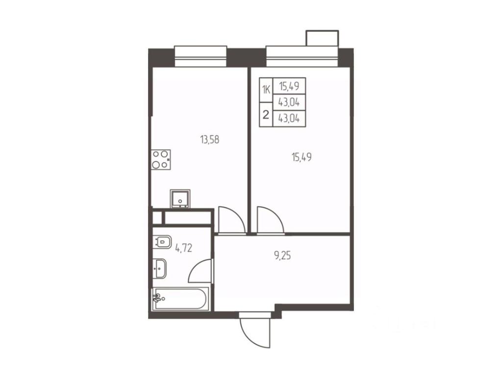 Apartment Sale, 43 sq. m. at Novaya Ivanteevka, Zavodskaya ulitsa, Ivanteyevka, Pshkinskiy Urban District, Moscow Region, Russia #1 Apartment Sale, 43 sq. m. at Novaya Ivanteevka, Zavodskaya ulitsa, Ivanteyevka, Pshkinskiy Urban District, Moscow Region, Russia #1