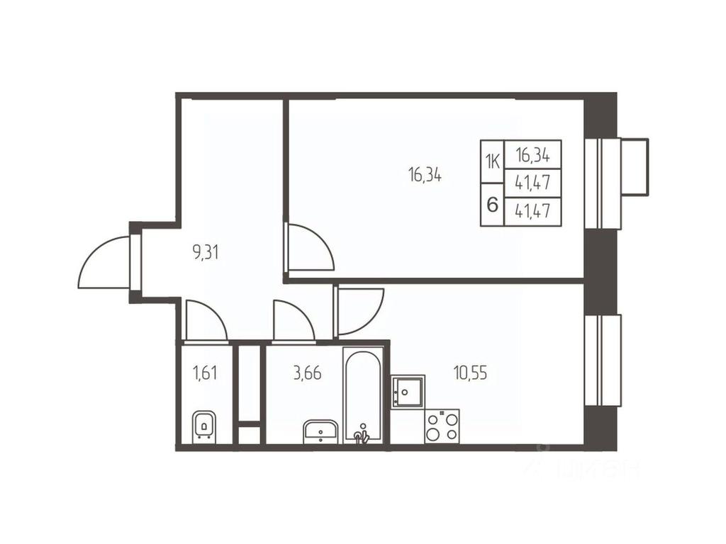 Apartment Sale, 41.5 sq. m. at Novaya Ivanteevka, Zavodskaya ulitsa, Ivanteyevka, Pshkinskiy Urban District, Moscow Region, Russia #1 Apartment Sale, 41.5 sq. m. at Novaya Ivanteevka, Zavodskaya ulitsa, Ivanteyevka, Pshkinskiy Urban District, Moscow Region, Russia #1