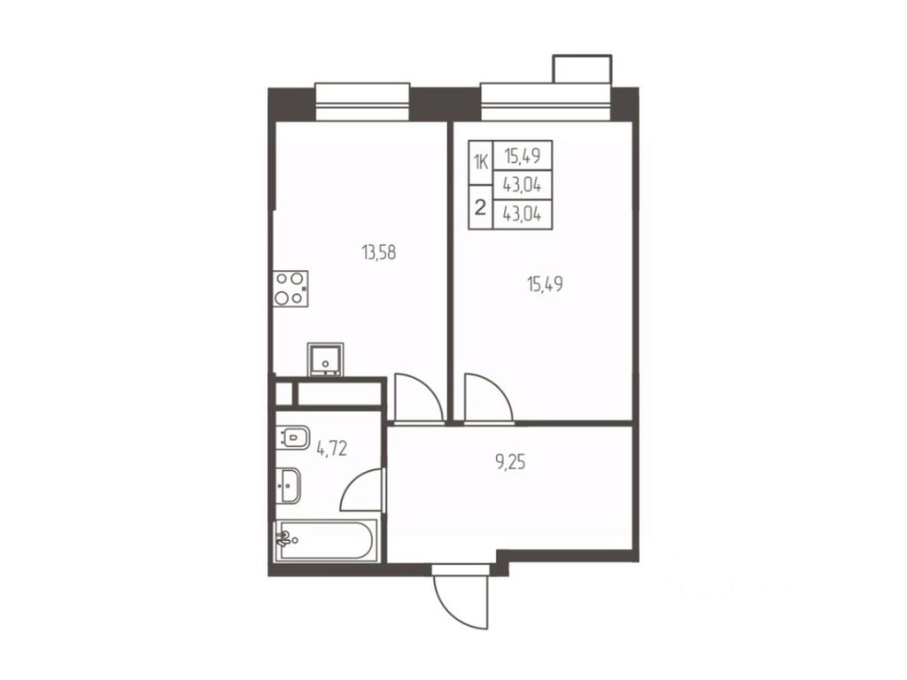 Продажа квартиры, 43 м² в ЖК «Новая Ивантеевка», Заводская улица, Ивантеевка, городской округ Пушкинский, Московская область, Россия #1 Продажа квартиры, 43 м² в ЖК «Новая Ивантеевка», Заводская улица, Ивантеевка, городской округ Пушкинский, Московская область, Россия #1