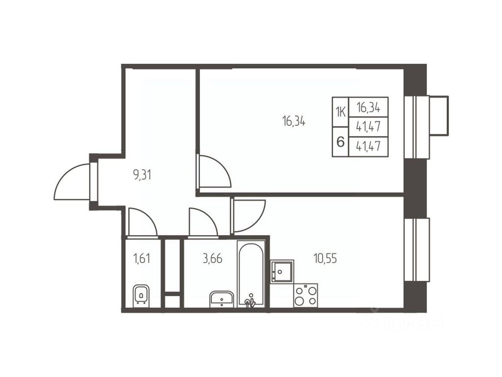 Apartment Sale, 41.5 sq. m. at Novaya Ivanteevka, Zavodskaya ulitsa, Ivanteyevka, Pshkinskiy Urban District, Moscow Region, Russia #1 Apartment Sale, 41.5 sq. m. at Novaya Ivanteevka, Zavodskaya ulitsa, Ivanteyevka, Pshkinskiy Urban District, Moscow Region, Russia #1