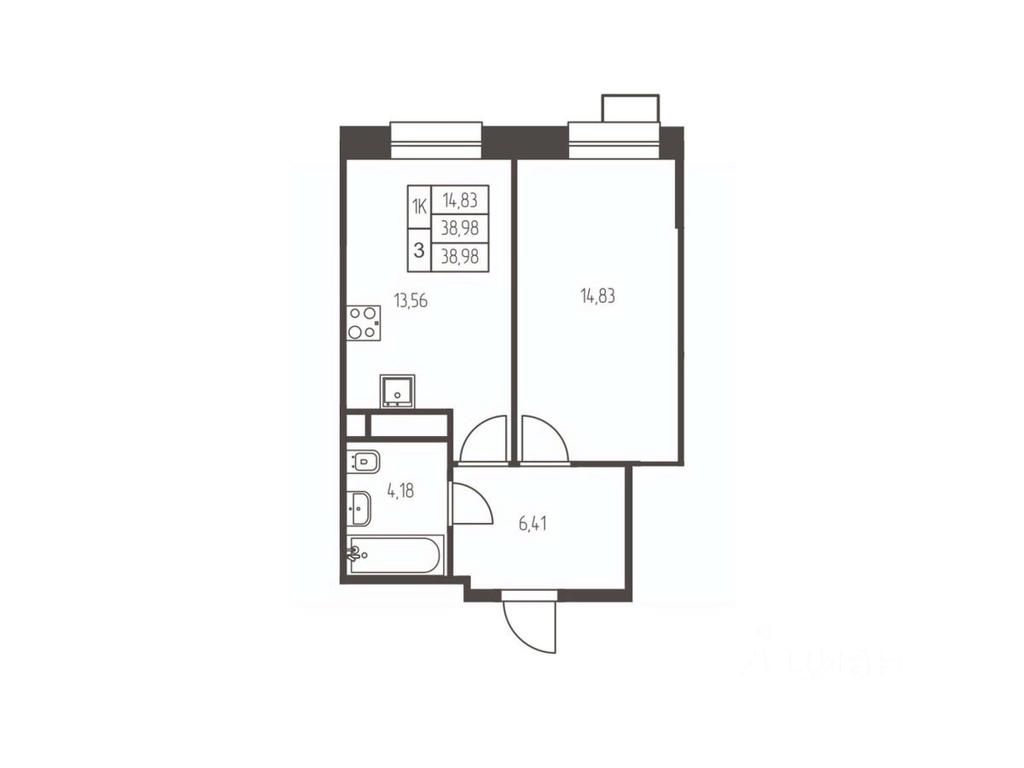 Apartment Sale, 39 sq. m. at Novaya Ivanteevka, Zavodskaya ulitsa, Ivanteyevka, Pshkinskiy Urban District, Moscow Region, Russia #1 Apartment Sale, 39 sq. m. at Novaya Ivanteevka, Zavodskaya ulitsa, Ivanteyevka, Pshkinskiy Urban District, Moscow Region, Russia #1