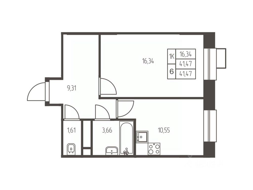 Apartment Sale, 41.5 sq. m. at Novaya Ivanteevka, Zavodskaya ulitsa, Ivanteyevka, Pshkinskiy Urban District, Moscow Region, Russia #1 Apartment Sale, 41.5 sq. m. at Novaya Ivanteevka, Zavodskaya ulitsa, Ivanteyevka, Pshkinskiy Urban District, Moscow Region, Russia #1
