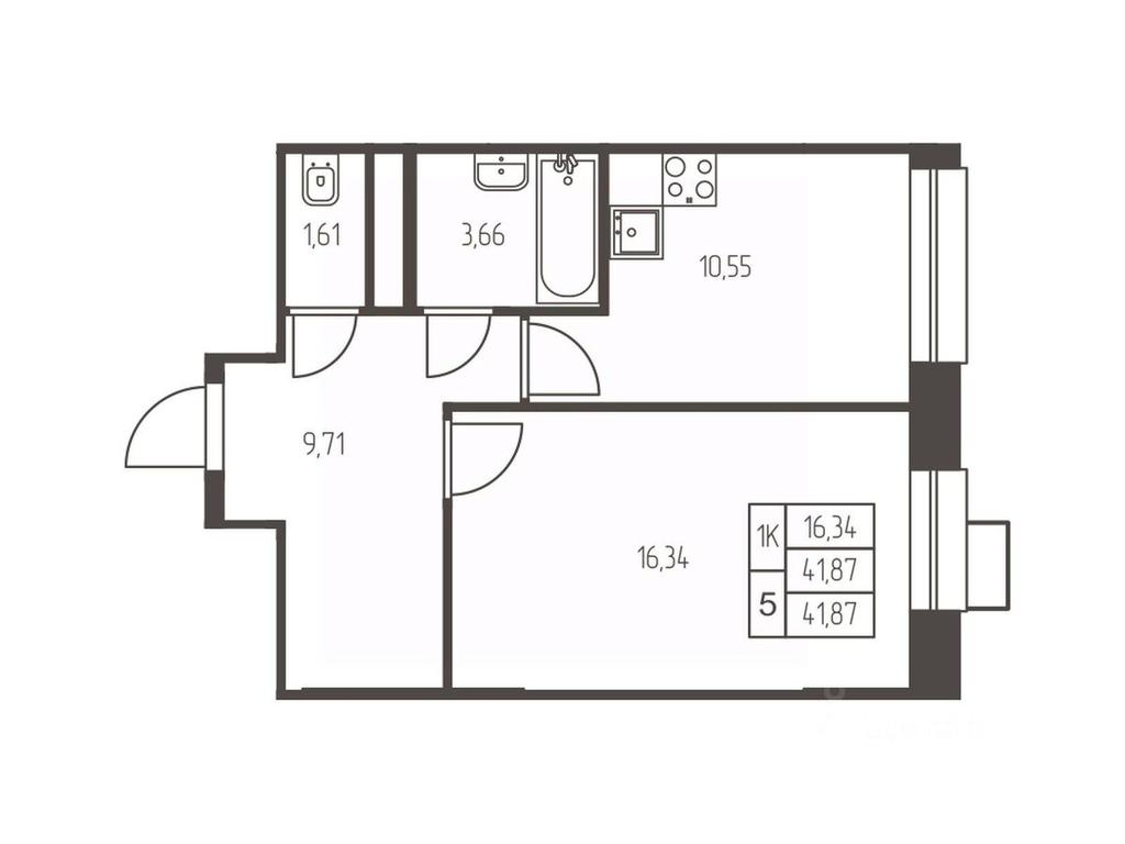 Apartment Sale, 41.9 sq. m. at Novaya Ivanteevka, Zavodskaya ulitsa, Ivanteyevka, Pshkinskiy Urban District, Moscow Region, Russia #1 Apartment Sale, 41.9 sq. m. at Novaya Ivanteevka, Zavodskaya ulitsa, Ivanteyevka, Pshkinskiy Urban District, Moscow Region, Russia #1