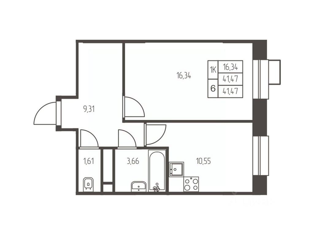 Apartment Sale, 41.5 sq. m. at Novaya Ivanteevka, Zavodskaya ulitsa, Ivanteyevka, Pshkinskiy Urban District, Moscow Region, Russia #1 Apartment Sale, 41.5 sq. m. at Novaya Ivanteevka, Zavodskaya ulitsa, Ivanteyevka, Pshkinskiy Urban District, Moscow Region, Russia #1