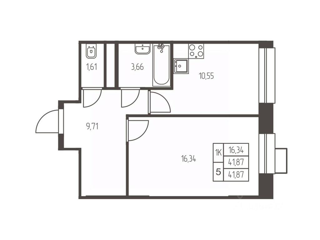 Apartment Sale, 41.9 sq. m. at Novaya Ivanteevka, Zavodskaya ulitsa, Ivanteyevka, Pshkinskiy Urban District, Moscow Region, Russia #1 Apartment Sale, 41.9 sq. m. at Novaya Ivanteevka, Zavodskaya ulitsa, Ivanteyevka, Pshkinskiy Urban District, Moscow Region, Russia #1