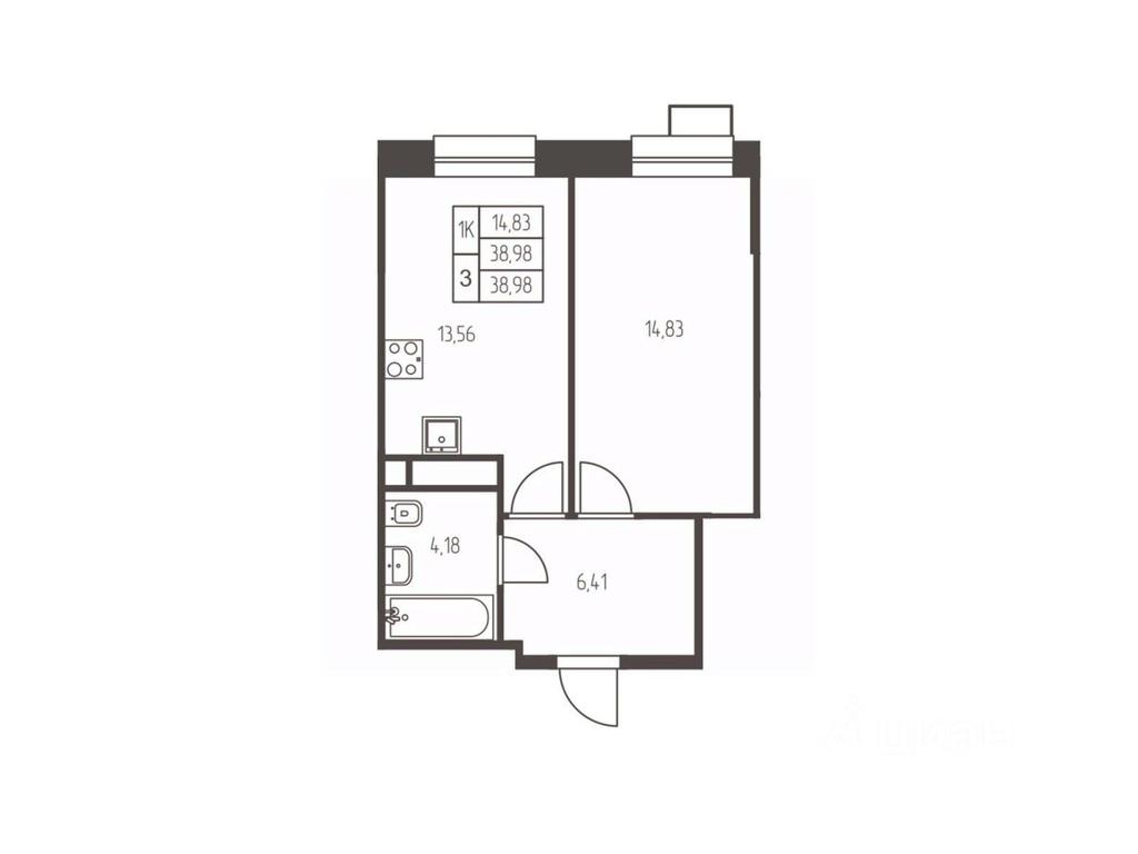 Apartment Sale, 39 sq. m. at Novaya Ivanteevka, Zavodskaya ulitsa, Ivanteyevka, Pshkinskiy Urban District, Moscow Region, Russia #1 Apartment Sale, 39 sq. m. at Novaya Ivanteevka, Zavodskaya ulitsa, Ivanteyevka, Pshkinskiy Urban District, Moscow Region, Russia #1