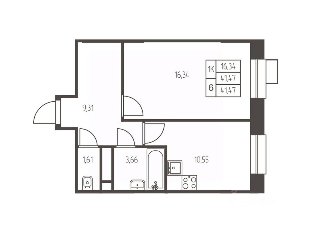 Apartment Sale, 41.5 sq. m. at Novaya Ivanteevka, Zavodskaya ulitsa, Ivanteyevka, Pshkinskiy Urban District, Moscow Region, Russia #1 Apartment Sale, 41.5 sq. m. at Novaya Ivanteevka, Zavodskaya ulitsa, Ivanteyevka, Pshkinskiy Urban District, Moscow Region, Russia #1