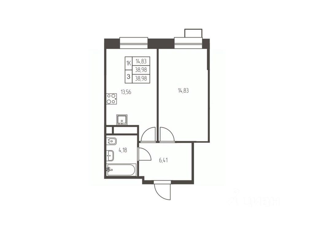 Apartment Sale, 39 sq. m. at Novaya Ivanteevka, Zavodskaya ulitsa, Ivanteyevka, Pshkinskiy Urban District, Moscow Region, Russia #1 Apartment Sale, 39 sq. m. at Novaya Ivanteevka, Zavodskaya ulitsa, Ivanteyevka, Pshkinskiy Urban District, Moscow Region, Russia #1