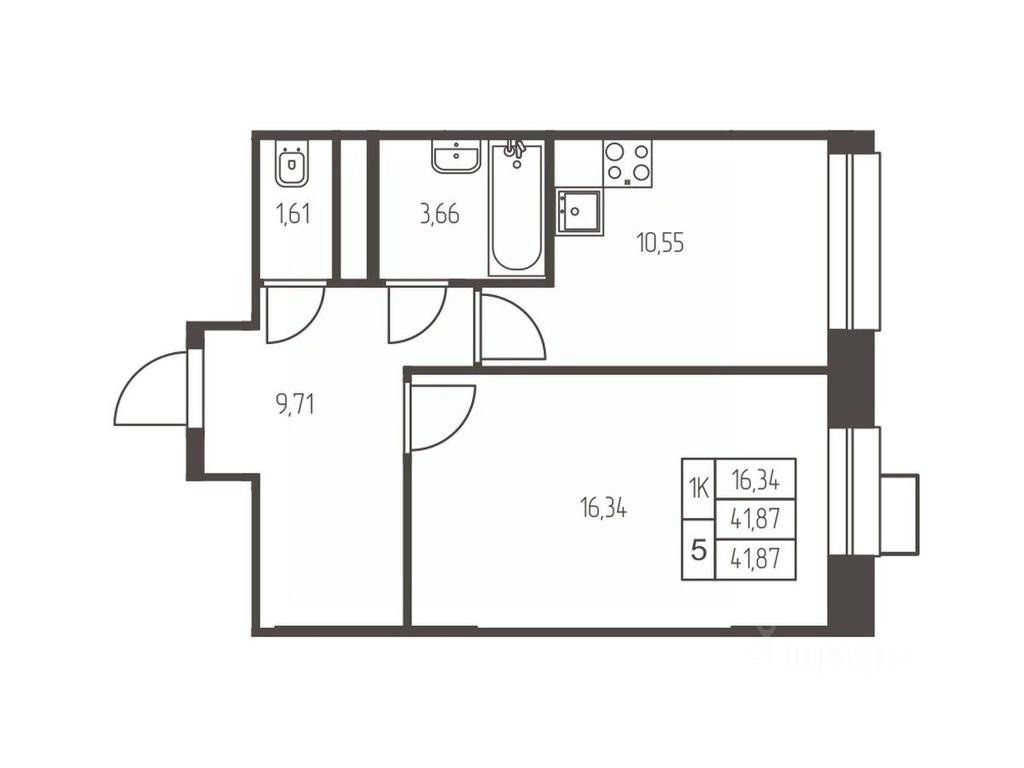 Apartment Sale, 41.9 sq. m. at Novaya Ivanteevka, Zavodskaya ulitsa, Ivanteyevka, Pshkinskiy Urban District, Moscow Region, Russia #1 Apartment Sale, 41.9 sq. m. at Novaya Ivanteevka, Zavodskaya ulitsa, Ivanteyevka, Pshkinskiy Urban District, Moscow Region, Russia #1