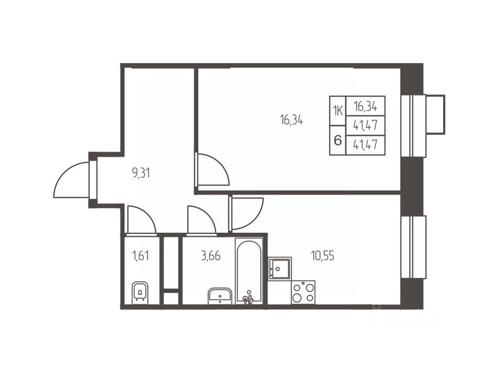 Apartment Sale, 41.5 sq. m. at Novaya Ivanteevka, Zavodskaya ulitsa, Ivanteyevka, Pshkinskiy Urban District, Moscow Region, Russia #1 Apartment Sale, 41.5 sq. m. at Novaya Ivanteevka, Zavodskaya ulitsa, Ivanteyevka, Pshkinskiy Urban District, Moscow Region, Russia #1