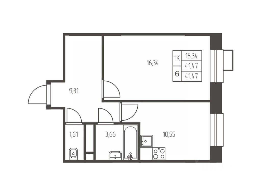 Apartment Sale, 41.5 sq. m. at Novaya Ivanteevka, Zavodskaya ulitsa, Ivanteyevka, Pshkinskiy Urban District, Moscow Region, Russia #1 Apartment Sale, 41.5 sq. m. at Novaya Ivanteevka, Zavodskaya ulitsa, Ivanteyevka, Pshkinskiy Urban District, Moscow Region, Russia #1
