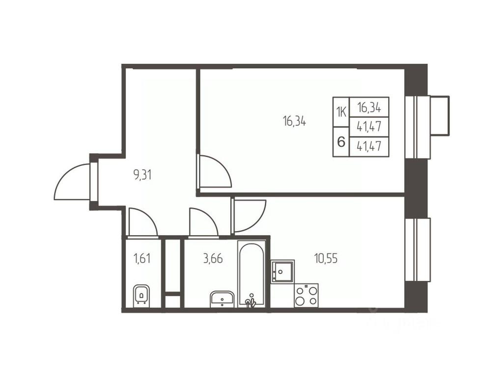 Apartment Sale, 41.5 sq. m. at Novaya Ivanteevka, Zavodskaya ulitsa, Ivanteyevka, Pshkinskiy Urban District, Moscow Region, Russia #1 Apartment Sale, 41.5 sq. m. at Novaya Ivanteevka, Zavodskaya ulitsa, Ivanteyevka, Pshkinskiy Urban District, Moscow Region, Russia #1