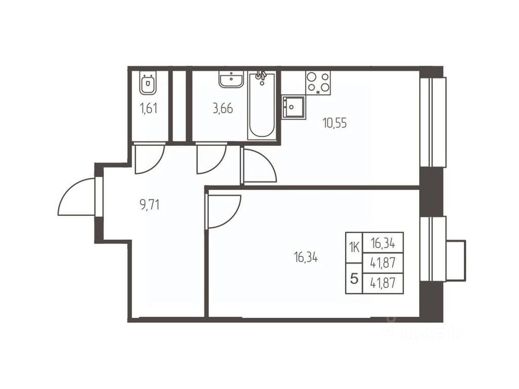 Apartment Sale, 41.9 sq. m. at Novaya Ivanteevka, Zavodskaya ulitsa, Ivanteyevka, Pshkinskiy Urban District, Moscow Region, Russia #1 Apartment Sale, 41.9 sq. m. at Novaya Ivanteevka, Zavodskaya ulitsa, Ivanteyevka, Pshkinskiy Urban District, Moscow Region, Russia #1