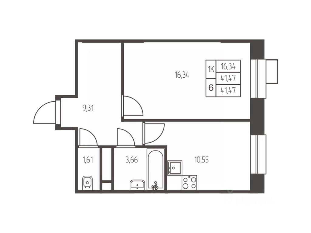 Apartment Sale, 41.5 sq. m. at Novaya Ivanteevka, Zavodskaya ulitsa, Ivanteyevka, Pshkinskiy Urban District, Moscow Region, Russia #1 Apartment Sale, 41.5 sq. m. at Novaya Ivanteevka, Zavodskaya ulitsa, Ivanteyevka, Pshkinskiy Urban District, Moscow Region, Russia #1