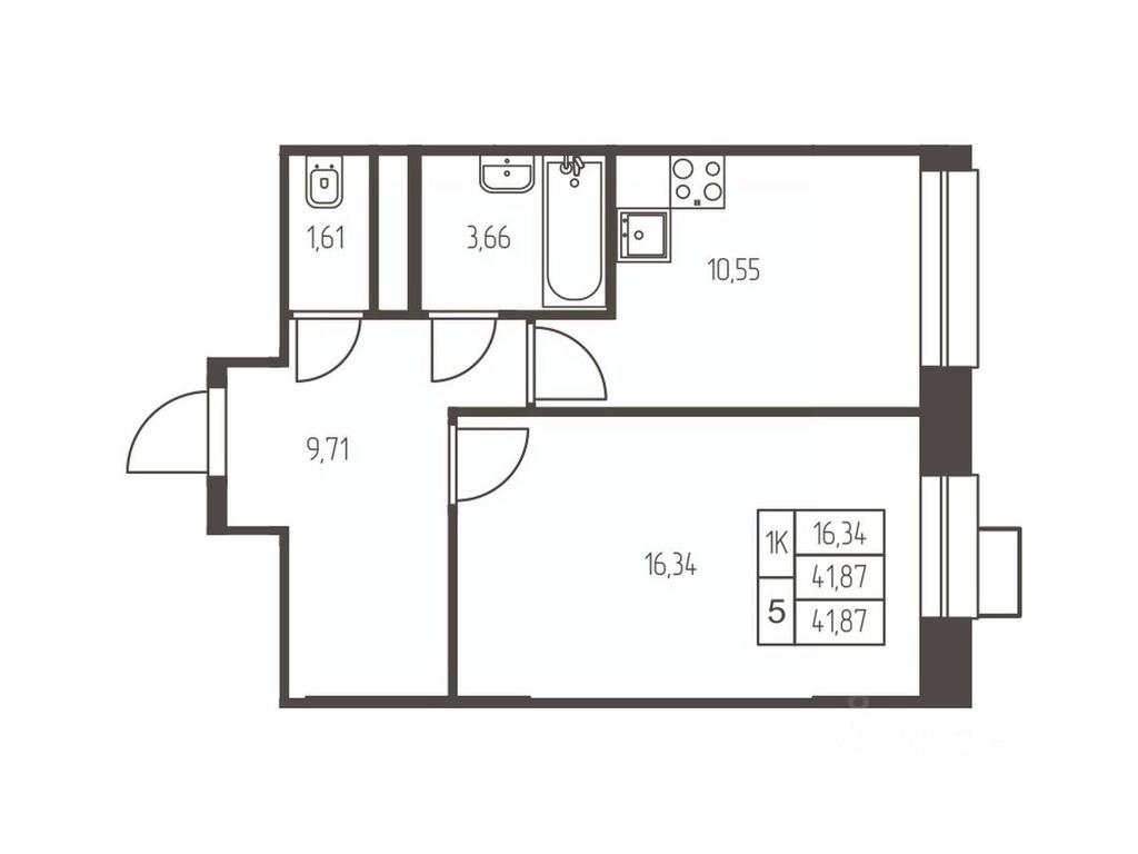 Apartment Sale, 41.9 sq. m. at Novaya Ivanteevka, Zavodskaya ulitsa, Ivanteyevka, Pshkinskiy Urban District, Moscow Region, Russia #1 Apartment Sale, 41.9 sq. m. at Novaya Ivanteevka, Zavodskaya ulitsa, Ivanteyevka, Pshkinskiy Urban District, Moscow Region, Russia #1