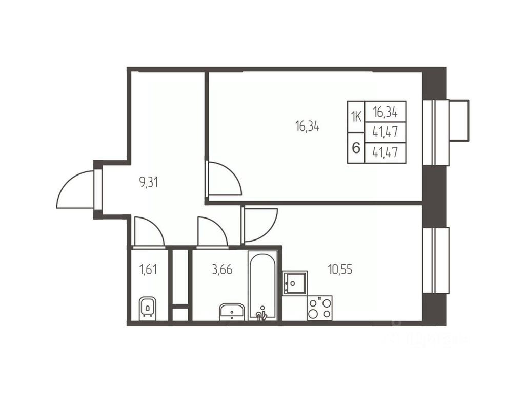 Apartment Sale, 41.5 sq. m. at Novaya Ivanteevka, Zavodskaya ulitsa, Ivanteyevka, Pshkinskiy Urban District, Moscow Region, Russia #1 Apartment Sale, 41.5 sq. m. at Novaya Ivanteevka, Zavodskaya ulitsa, Ivanteyevka, Pshkinskiy Urban District, Moscow Region, Russia #1