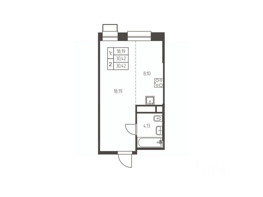 Apartment Sale, 30.4 sq. m. at Novaya Ivanteevka, Zavodskaya ulitsa, Ivanteyevka, Pshkinskiy Urban District, Moscow Region, Russia #1 Apartment Sale, 30.4 sq. m. at Novaya Ivanteevka, Zavodskaya ulitsa, Ivanteyevka, Pshkinskiy Urban District, Moscow Region, Russia #1